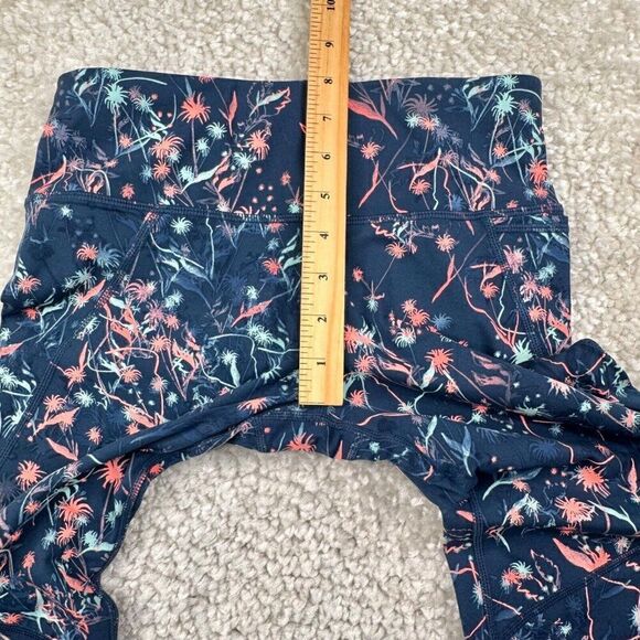 Sweaty Betty Power 7/8 Length Legging Beetle Blue Mystical Floral - Picture 9 of 12